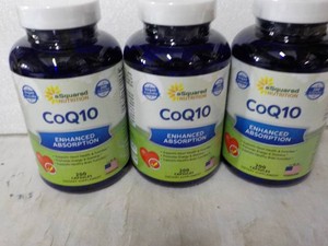 3 bottles COQ10 Dietary Supplements