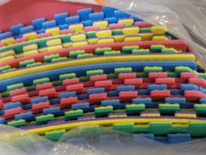 Interlocking Floor Squares - all pictured 24 square