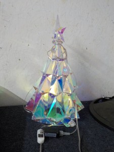 21 x 13 Lighted Iridescent Xmas Tree