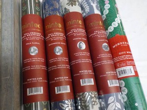 5 rolls Variety Holiday Gift Wrap