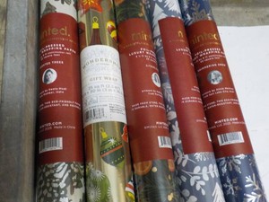5 rolls Variety Holiday Gift Wrap
