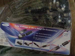520 pcs. Low Voltage 2 Wire Plug-In Connectors