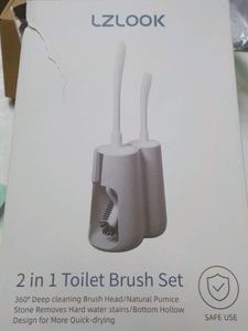 2 in 1 Toilet Brush Set