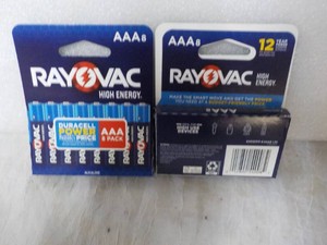 16 Rayovac AAA Batteries