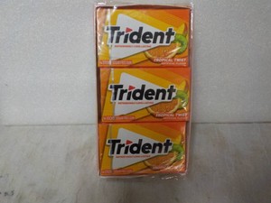 12 Trident 14 Stick each Sugar Free Tropical Twist Gum