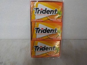12 Trident 14 Stick each Sugar Free Tropical Twist Gum