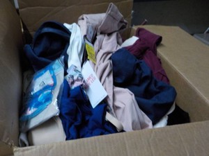 Large Box of New Overstock Clothing- variety of sizes