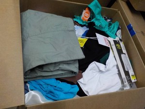Large Box of New Overstock Clothing- variety of sizes