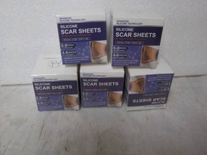 5 Boxes Silicone Scar Sheets