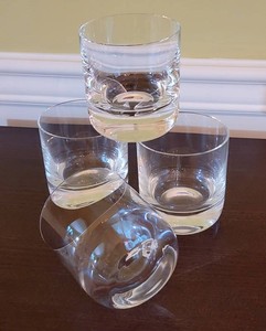 Heavy Crystal Lowball Glasses
