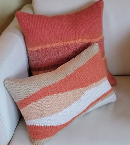 Lauren Saunders Sienna Knit Throw Pillows