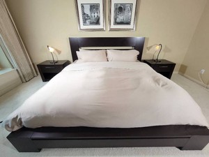 O-Palier Espresso Platform King Bed
