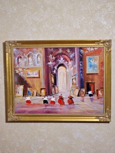 Norberto Martini Gallery Interior Giclee on Canvas