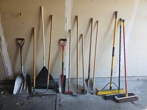 Garage and Yard Hand Tool Collection