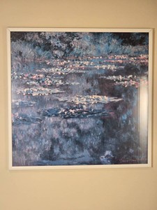 Framed Claude Monet Water Lilies Print