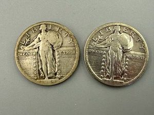 Standing Liberty Quarters 1918 & 1924