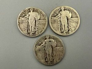 Standing Liberty Quarters 1926, 1926D & 1926S