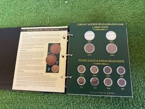  Two Centuries of US One-Cent Coins Booklet - Lots of Good Indian & Lincoln Cents 
