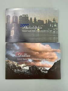 2007 Philadelphia & Denver Unc Coin Sets
