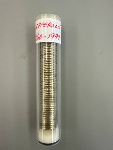 Roll of 55 Jefferson Nickles 1960-1999