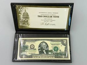 2003A North Dakota $2 Note Unc in Holder