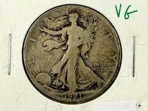 1921 Walking Liberty Half Dollar VG