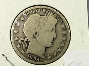 1894S Barber Half Dollar