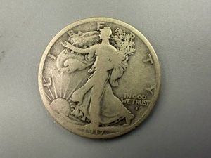 1917S (on Obverse) Walking Liberty Half Dollar