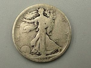 1918D Walking Liberty Half Dollar