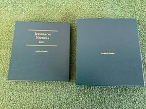 Archival Quality Folder of Jefferson Nickels 2007- Missing Just 1 Coin Includes Proofs