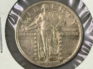 1920 Standing Liberty Quarter AU Key Date