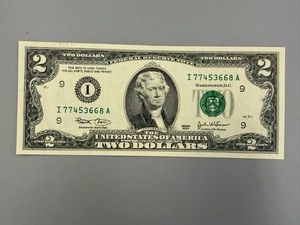 2003 Unc I9 $2 Note
