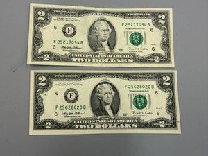 2 1995B Unc F6 $2 Notes