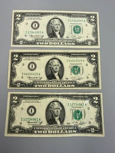 3 1976 I9 $2 Notes