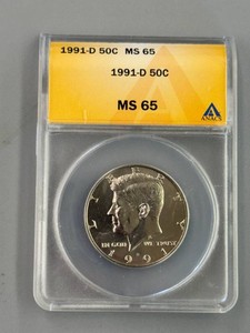 1991D MS65 Kennedy Half Dollar