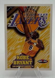 1997-98 NBA Hoops Kobe Bryant #75 Los Angeles Lakers 2nd Year Card