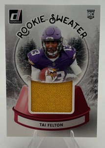 2025 Panini Donruss Rookie Holiday Sweaters Tai Felton Patch #SWE-TAF