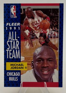 1991-92 Fleer All-Star Team Michael Jordan #211