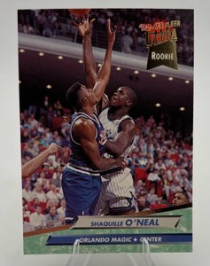 1992-93 Fleer Ultra Shaquille ONeal Rookie Card #328