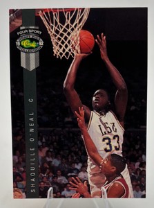 1992 Classic Four Sport Draft Pick Collection Shaquille ONeal #1 LSU Rookie Card