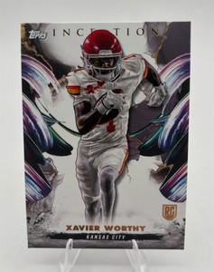 2024 Topps Inception Xavier Worthy #172 Kansas City Chiefs