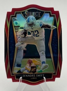 2020 Panini Select Premier Level DAndre Swift Die-Cut Rookie Card #151
