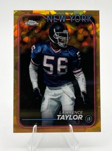2024 Topps Chrome #139 Lawrence Taylor Numbered 0350 New York Giants HOFer