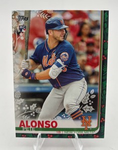 2019 Topps Baseball Holiday Pete Alonso Rookie Card (#HW71)