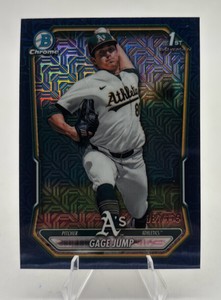 2026 Bowman Chrome 1st Prospect Mojo Refractor #BCP-15 Gage Jump Numbered 087175 Oakland As