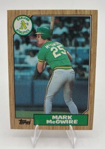 1987 Topps Mark McGwire #366 Rookie Card Oakland As