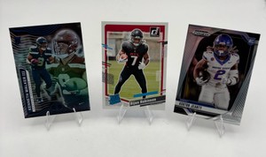 NFL Football Rookie Card Lot - Kenneth Walker III  Bijan Robinson  Ashton Jeanty