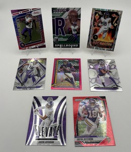 Justin Jefferson Football Card Lot Minnesota Vikings