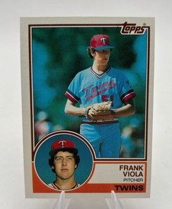 1983 Topps Baseball Frank Viola Rookie Card #586 Minnesota Twins