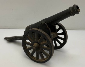 Large Vintage Casted Metal Cannon 16 1/2"